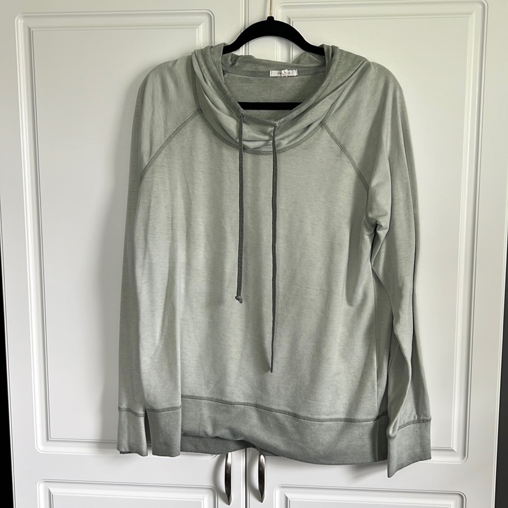 Maurices Cowl Neck Hoodie Top